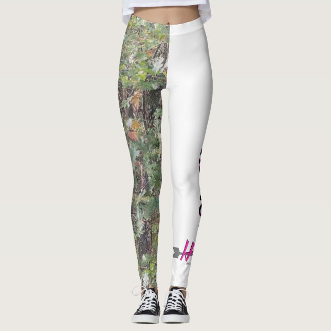 Leggings Polainas frondosas de Camo (Anverso)