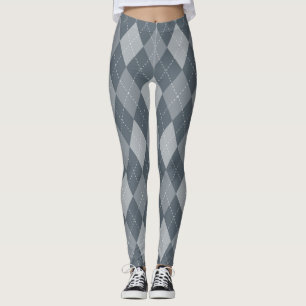 Leggings Polainas grises de la impresión del modelo del