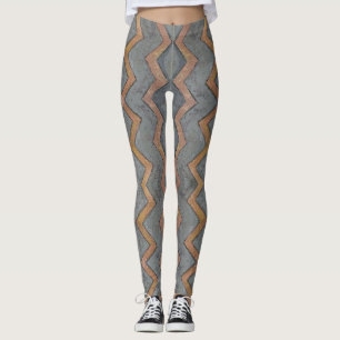 Leggings Polainas grises tribales