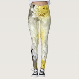Leggings Polainas hermosas de la flor