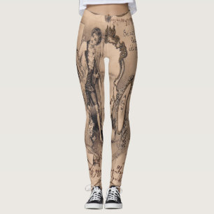 Leggings Polainas hermosas de la mujer