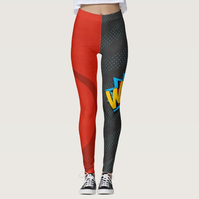 Leggings Polainas increíbles del superhéroe (Anverso)