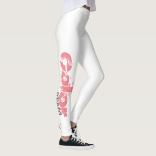 Leggings Polainas intrépidas adaptables del texto del