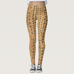 Leggings Polainas japonesas tradicionales del carácter del