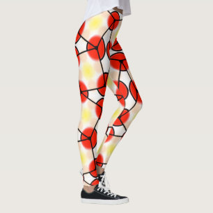 Leggings Polainas Jimette Diseño de roja yema de huevo