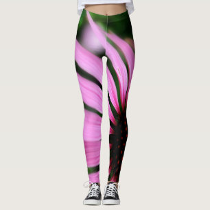 LEGGINGS POLAINAS LARGAS DEL GIRASOL DE LOS PÉTALOS DE LA