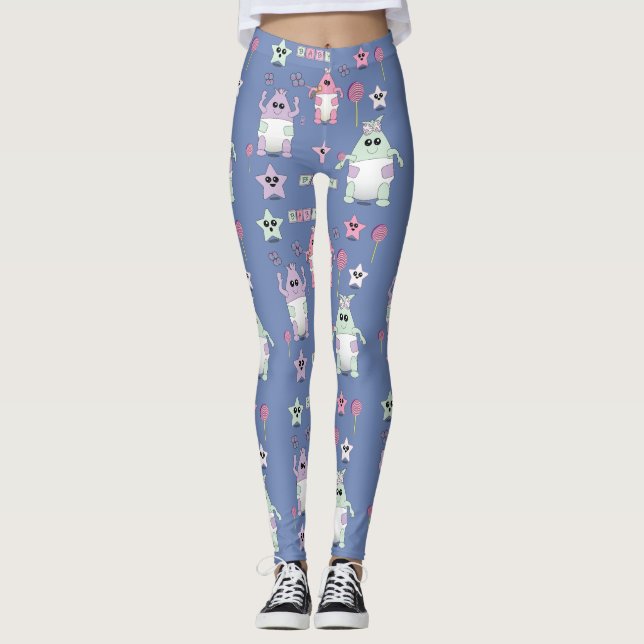 Leggings Polainas lindas de ABDL el | Baby4Life el | B4L el (Anverso)