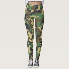 Leggings Polainas lindas del camuflaje
