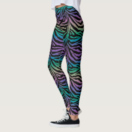 Leggings Polainas llenas del estampado de animales de la