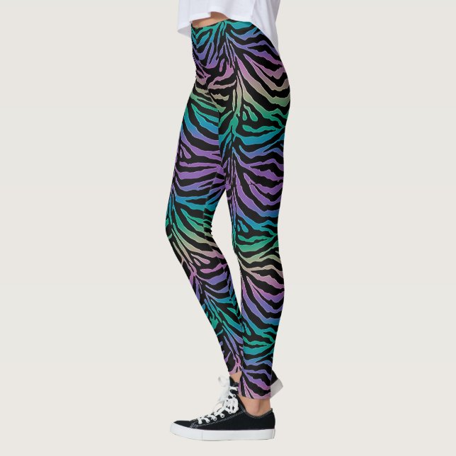 Leggings Polainas llenas del estampado de animales de la (Izquierda)