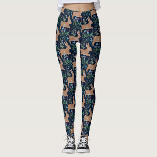 Leggings Polainas medievales de la tapicería del conejo