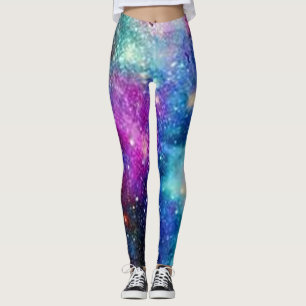 Leggings polainas multicoloras de la estrella del modelo