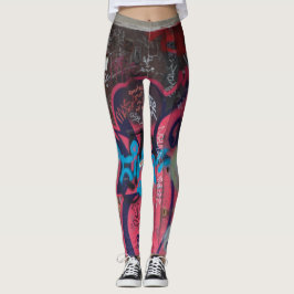 Leggings Polainas multicoloras de la pintada