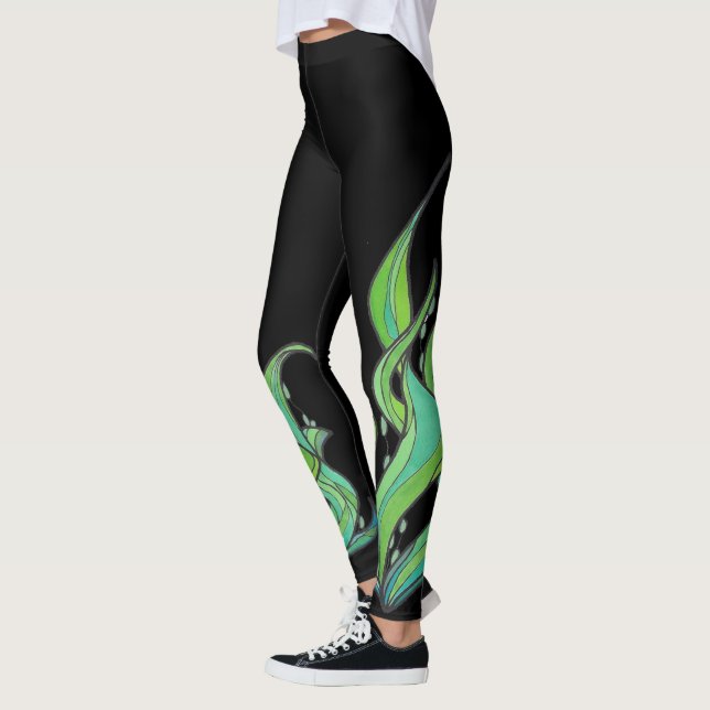 Leggings Polainas negras de Wreckleaf (Izquierda)