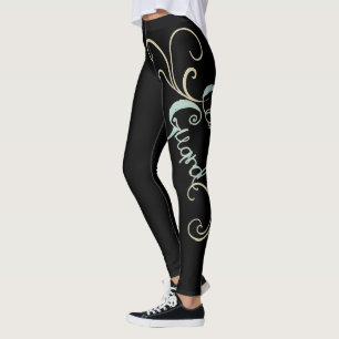 Leggings Polainas negras del guardia de honor con diseño