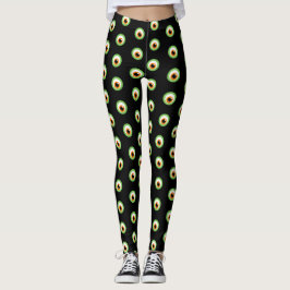 Leggings Polainas negras del ojo del monstruo