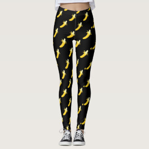 Leggings Polainas negras del plátano