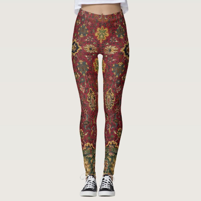 Leggings Polainas orientales del modelo de la manta (Anverso)