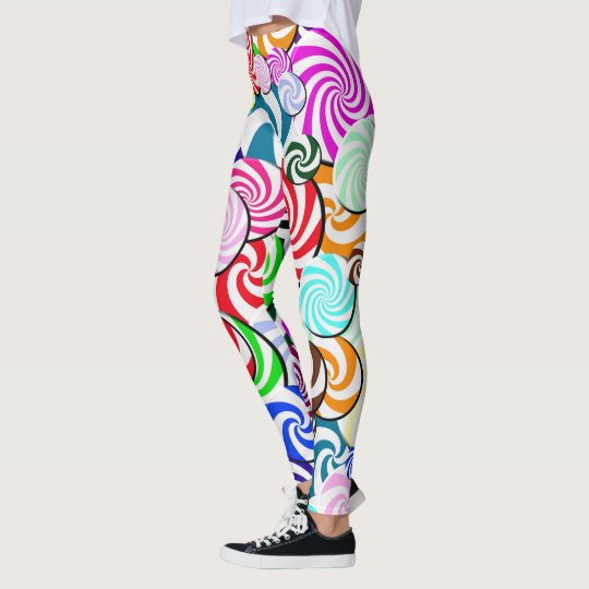 Leggings Polainas - por todas partes - collage del caramelo