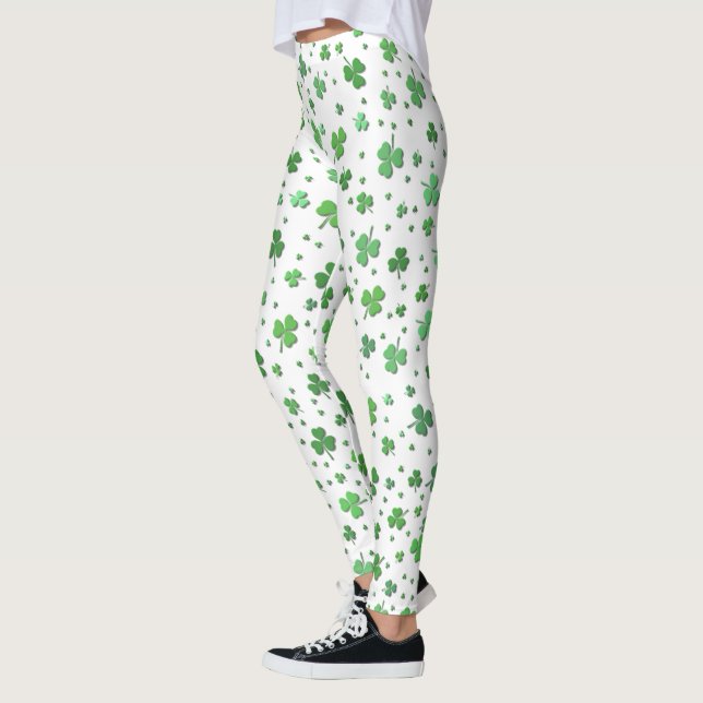 Leggings Polainas - por todas partes - duchas de tréboles (Izquierda)