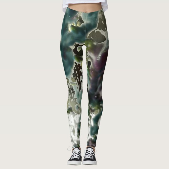 Leggings Polainas psicodélicas (Anverso)