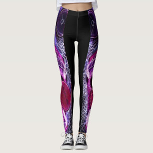 Leggings Polainas psicodélicas del fiesta del delirio del