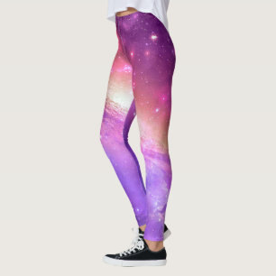 Leggings Polainas púrpuras coloridas de las ilustraciones