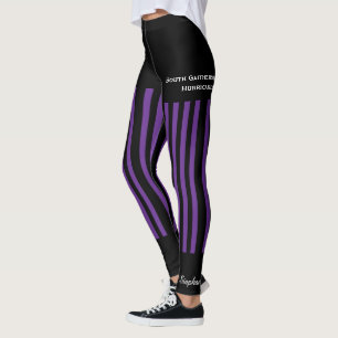 Leggings Polainas púrpuras del equipo/del club con