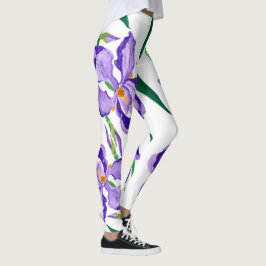 Leggings Polainas púrpuras del iris