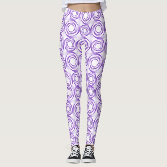 Leggings Polainas púrpuras del vórtice