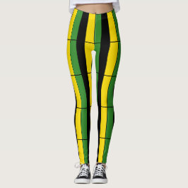 Leggings Polainas rayadas jamaicanas
