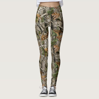 Leggings Polainas reales Camo del camuflaje de las mujeres