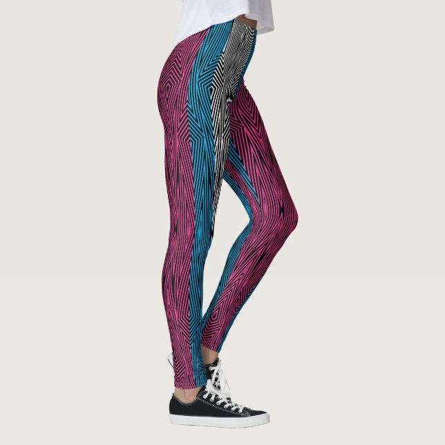 Leggings Polainas retras de Rex del arco iris: Bandera del (Derecha)