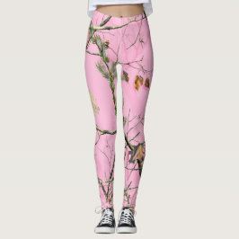 Leggings Polainas rosadas de Camo