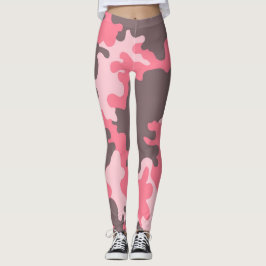 LEGGINGS POLAINAS ROSADAS DE CAMO