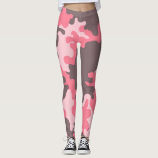 LEGGINGS POLAINAS ROSADAS DE CAMO