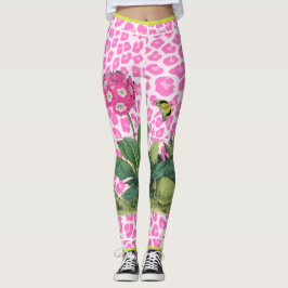 Leggings Polainas rosadas del Primula