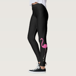 Leggings Polainas rosadas lindas estupendas del flamenco