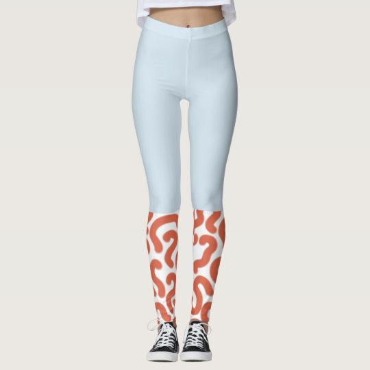 Leggings Polainas rosadas y azules