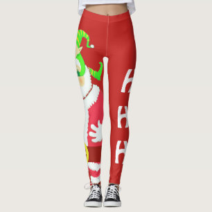 Leggings Polainas sorprendidas de Santa