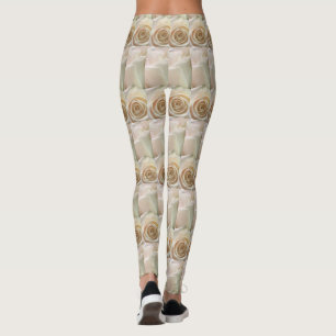 Leggings Polainas subiós coloreadas marfil