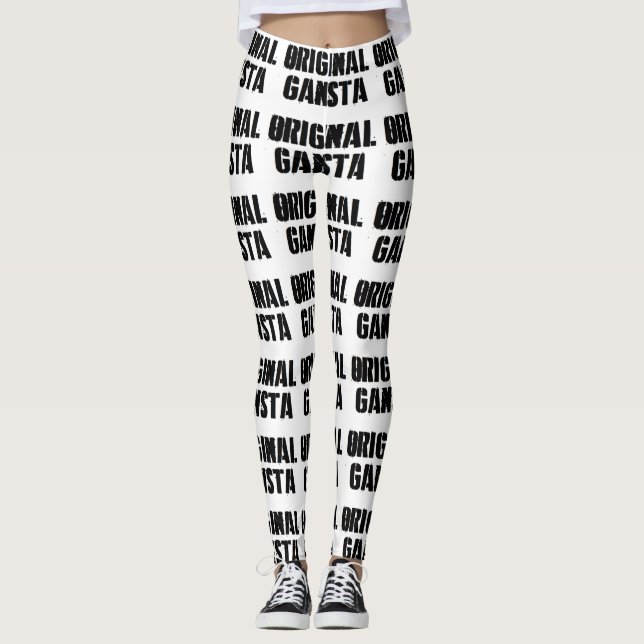 Leggings Polainas superventas del gangsta original (Anverso)