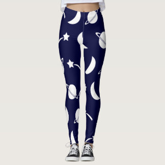 Leggings Polainas temáticas del espacio
