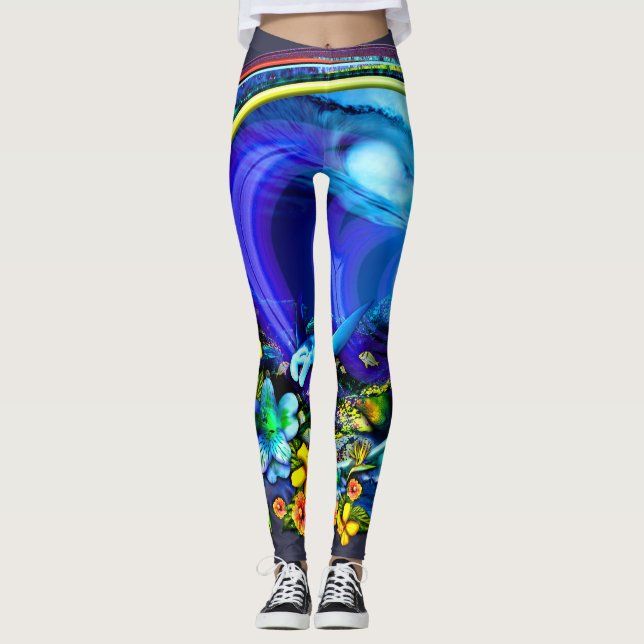 Leggings Polainas traseras de la dicha (Anverso)