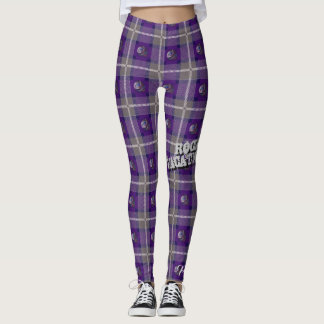 Leggings "Polainas traviesas bonitas de la tela escocesa de