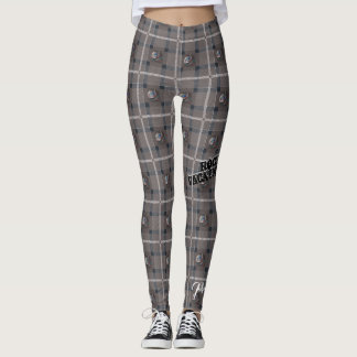 Leggings "Polainas traviesas bonitas de la tela escocesa de