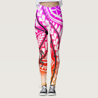 Leggings Polainas tribales hawaianas