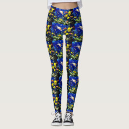 Leggings Polainas tropicales para mujer del personalizado