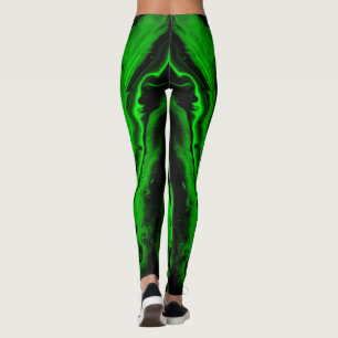 Leggings Polainas verdes del limo por bcolor