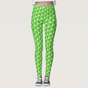 Leggings Polainas - vides verdes de la hiedra 3D
